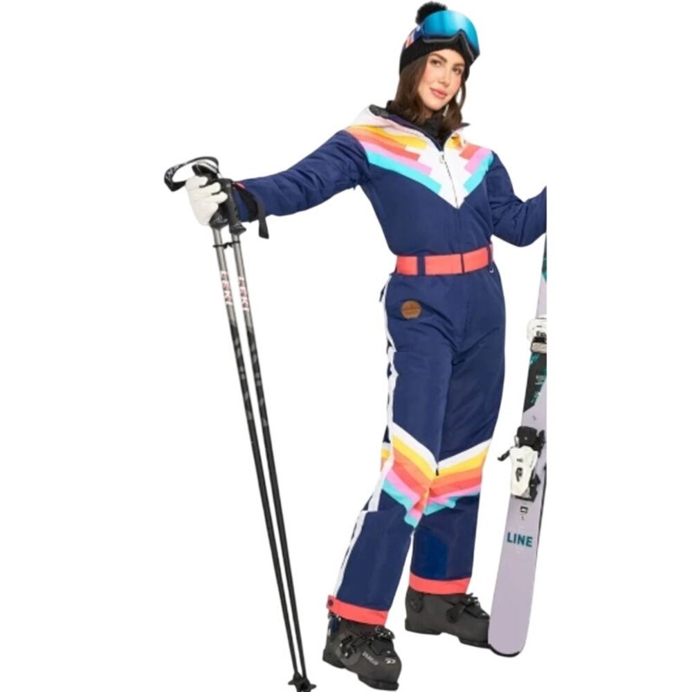 Tipsy Elves Santa Fe Shredder Ski Suit, Women's Size Large, NWT